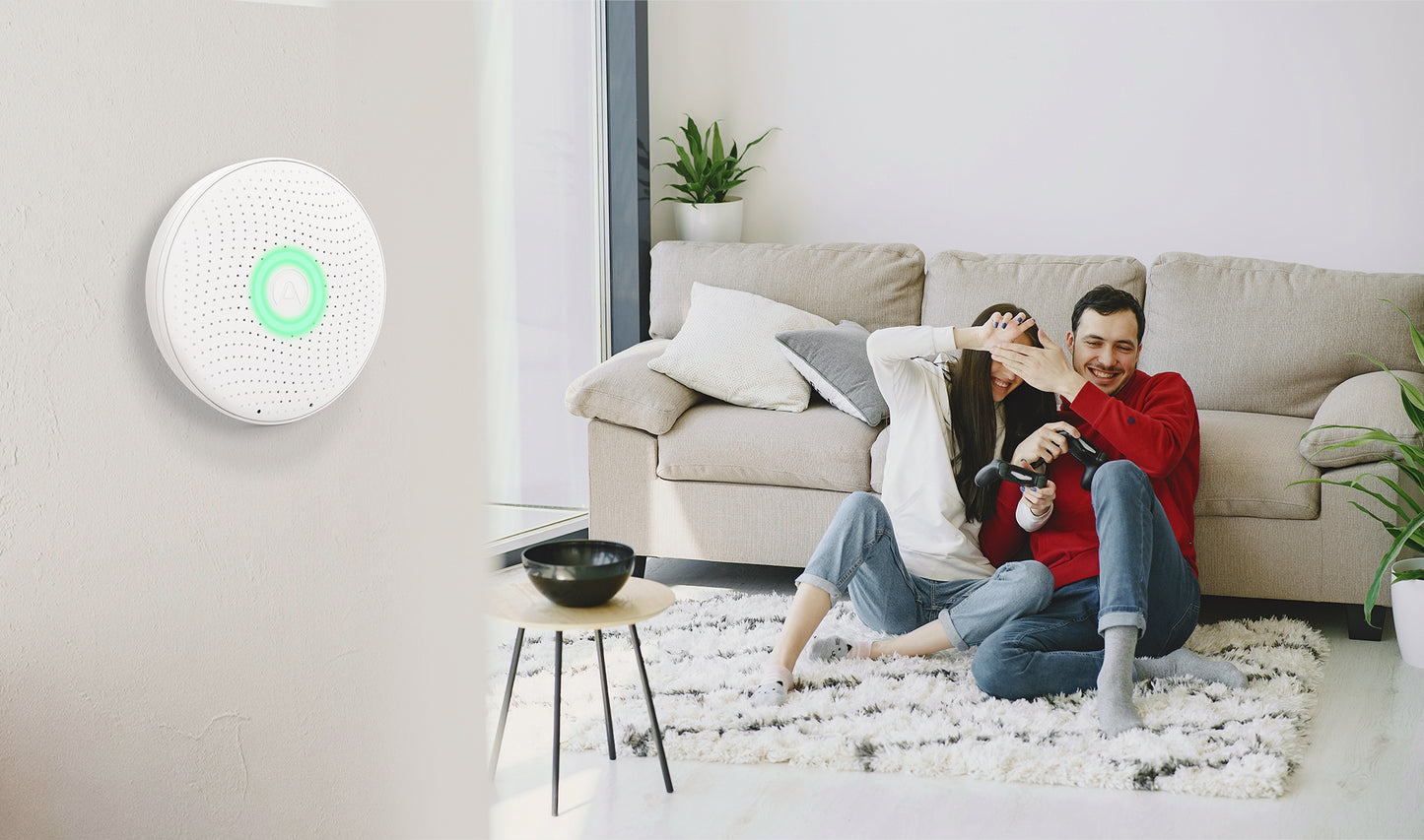 Airthings Wave Plus - Livraison gratuite - Moniteur intelligent de la qualité de l'air